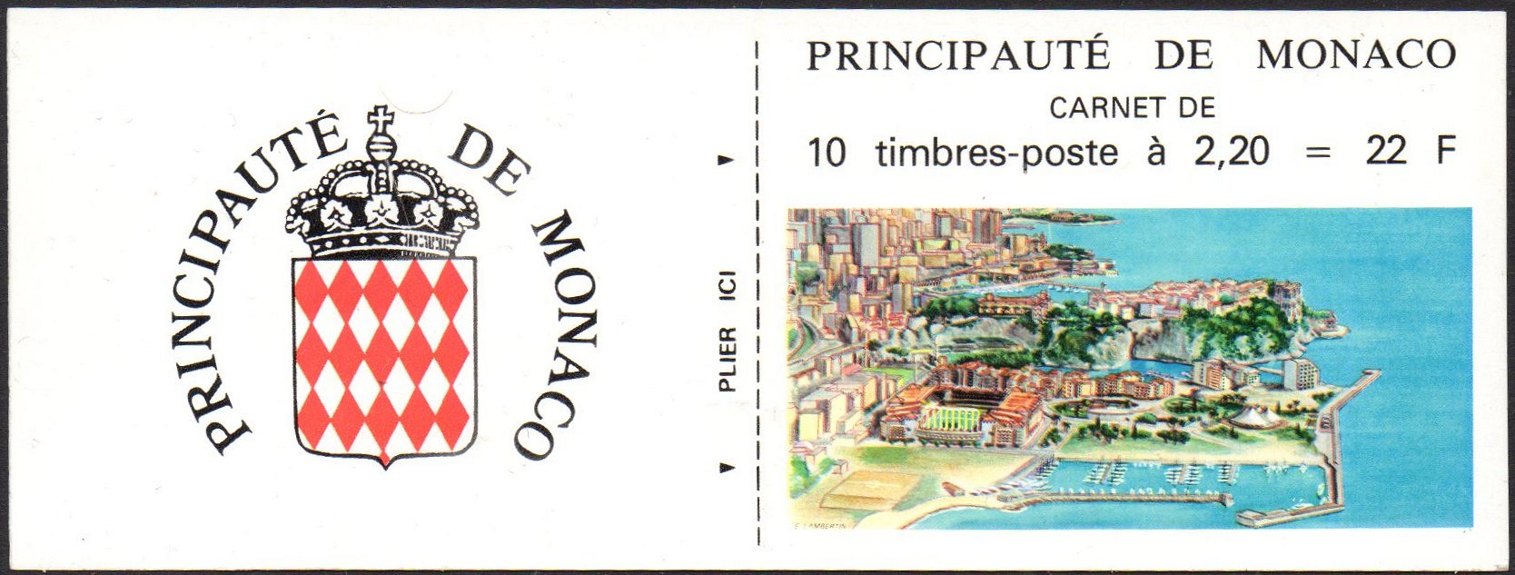 Fontvieille : Timbres-Poste Monaco Carnet Booklet 1987 1988